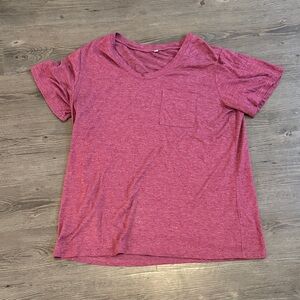 Amazon Women's Short Sleeve Pink Tee